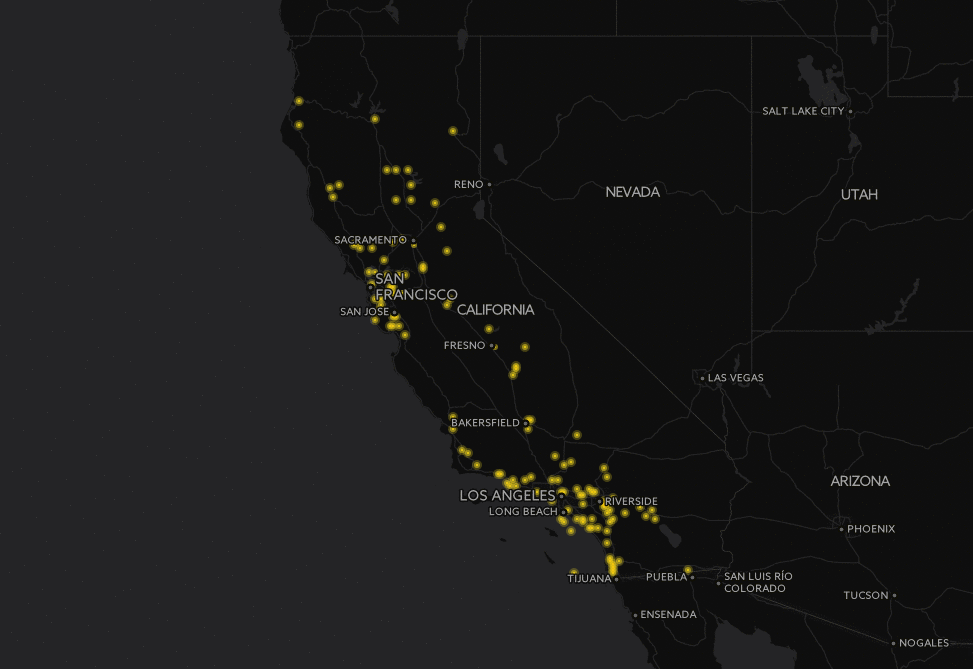 Bicycle Accidents in CA 2015